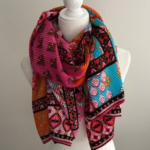 Desigual Multicolor Floral Women's large scarf wrap